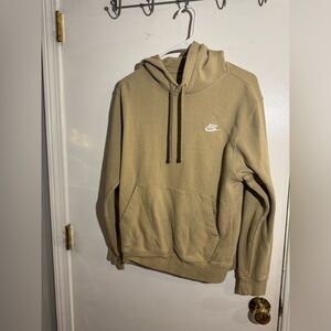 Nike Tan Sweatshirt Hoodie Relaxed Fit